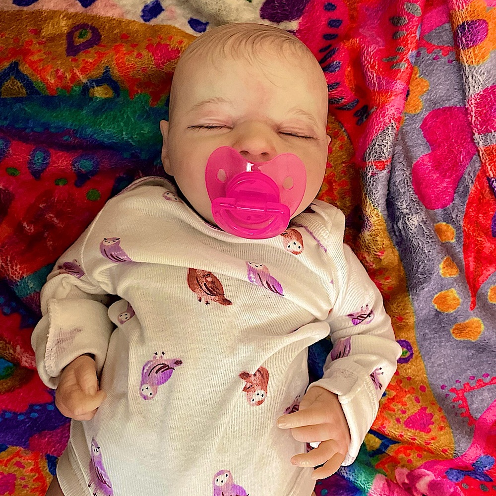 Barely used reborn baby girl and goodies